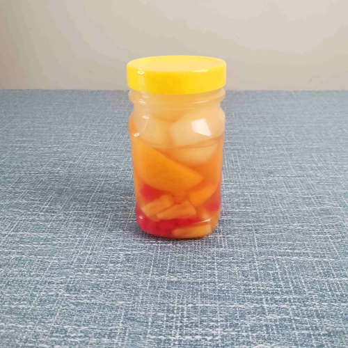 Cocktail de frutas 575g em xarope no frasco de plástico