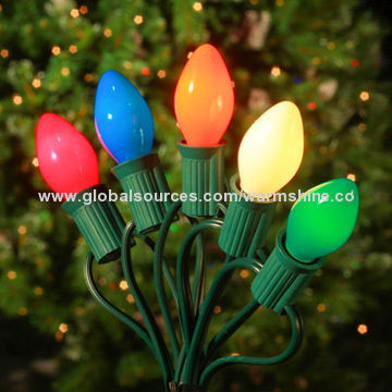 Outdoor C9 Lights of X-mas Decoration, CE, RoHS, FCC Marks