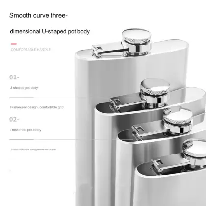 Jinsong Whisky Flask: Jameson & Jim Beam Inspired Hip Flask