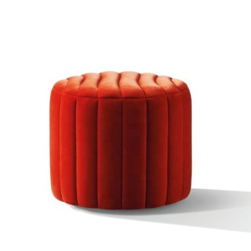 Modern Design Fabric Pouf Small Round Ottoman" could be simplified to:

"Modern Fabric Pouf Ottoman - Small Round