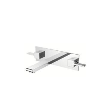 Bathroom Faucet, Tap, 3-hole Wall Mounted Basin