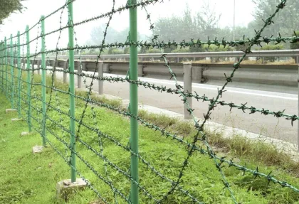 PVC Coated Barbed Wire Fence From Seaman Corporation
