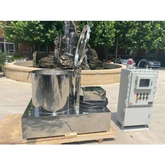 Flat Plate Solid-Liquid Separator Cbd Hemp Oil Ethanol Extraction Centrifuge