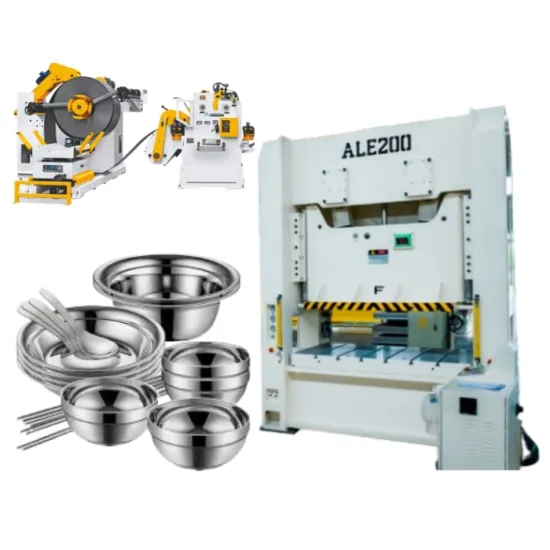 ALE200 Tons Pneumatic Presses for Stainless Steel Tableware Manufacturing