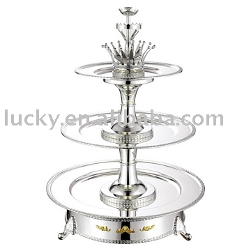 4-Layer Crown Seafood Tower dinnerware