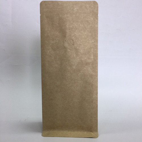 Крафт-бумажный пакет с клапаном для кофе