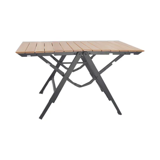 Adjustable Folding Wooden Picnic Camping Table