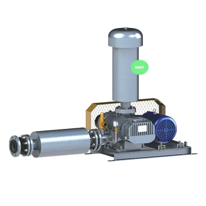 High Airflow Compact Roots Blower with Low Maintenance