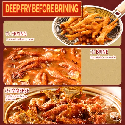 Tiger Skin Chicken Feet - Chinese Specialty, Factory Supply, No Preservatives, Spiced Chicken Feet