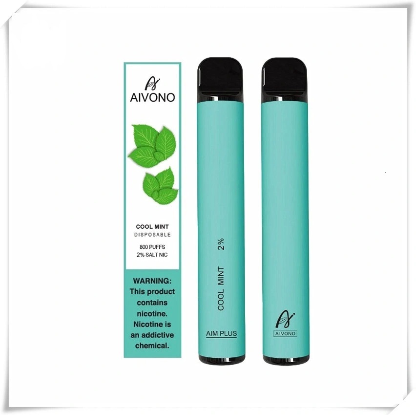 البيع الساخن Aivono 800puffs القابل للتصرف Vape AIM Plus