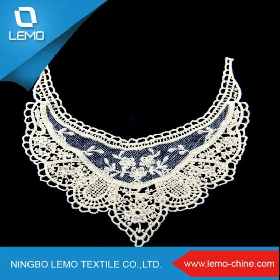 High End Lace Fabric, Heavy Cotton Lace Necklace Fabric
