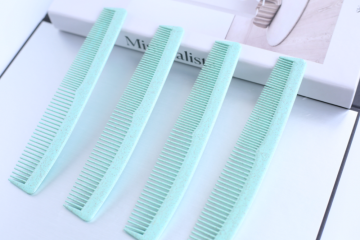 Eco-friendly Biodegradable Straw Disposable Hotel Hair Comb