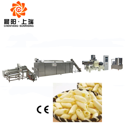 Snacks food extruder line snack pellets machine