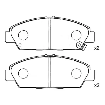 High Quality Ceramic Brake Pads for Honda Rover
