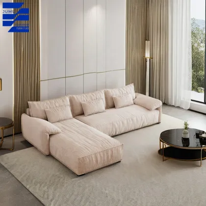 Minimalist Baxter Fabric Sofa Set for Small Apartments and Villas