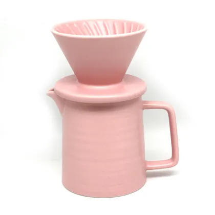 Permanent Pour Over Separate Stand Ceramic Coffee Dripper