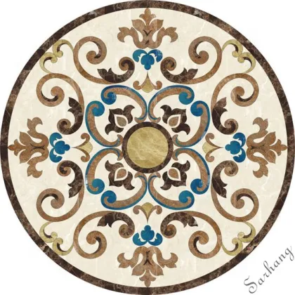 Waterjet inlay flooring,water jet medallion,marble medallion waterjet