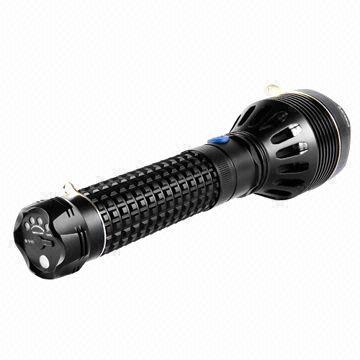 SR95S UT LED flashlight, maximum output 1250 lumen, 1m impact resistance, water resistant of IPX6