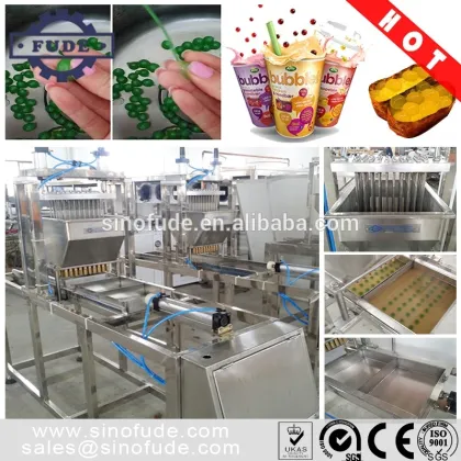 Small lychee popping boba popping boba machine