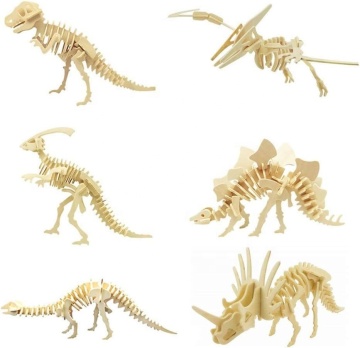Customized 3D Wooden Dinosaur Puzzle Model: An Exciting Gift for Kids