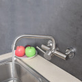 360 degree turn wall mounted sink faucet