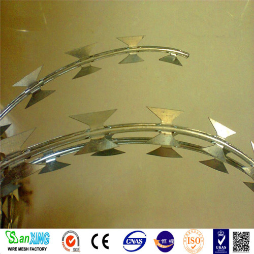 China Airport Stainless Steel Razor Barbed Wire Supplier