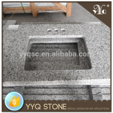 China granite G655 grey granite bathroom vanity paving stone granite slab