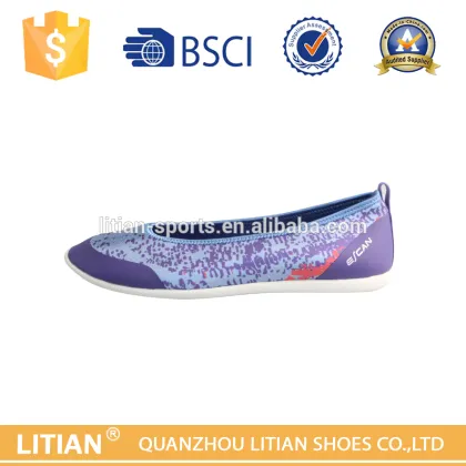 Latest design high quality lighter cloth material fabric women shoes