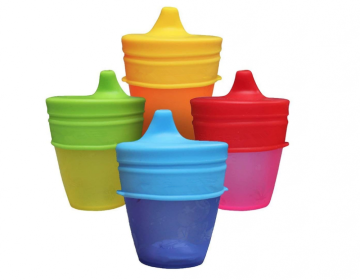 Coperchi di tazze sippy silicone di grado alimentare personalizzate