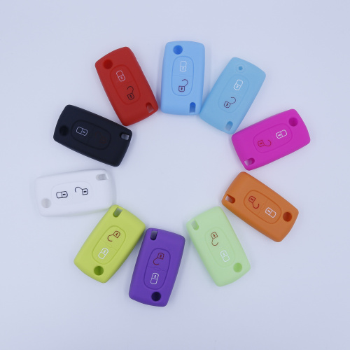 Wholesale silicone car key bags for peugeot