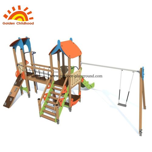 HPL Climbing Panel Equipment With Swing