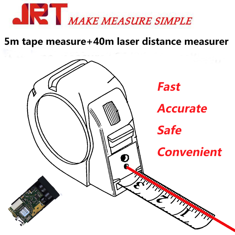 Laser Meauring Tape hai trong một