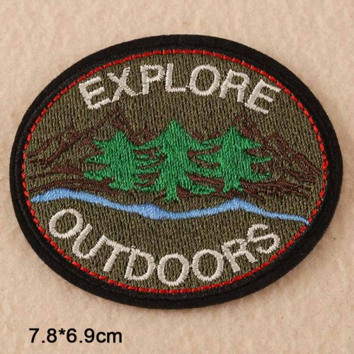 Fabric Sew-On Custom Shape Embroidery Patches