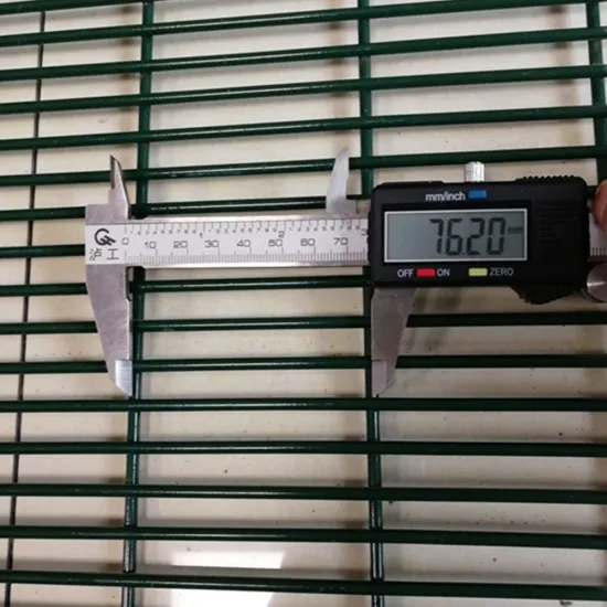 RAL 6005 Coated 358 Fence