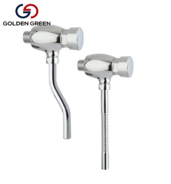 Flush Valves Wall Mounted Hand Control Flushing Valve Toilet Push Button With Urinal Flush Valve