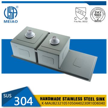 Durable SUS304 Stainless Steel Sink Draining Area