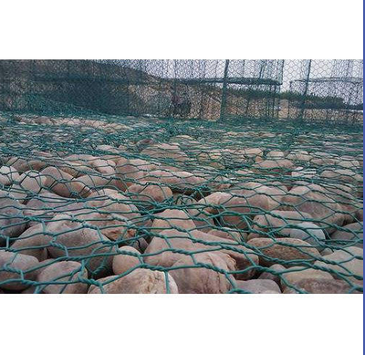 Gabion box wire fencing stone cage wall