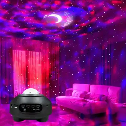 Intelligent Starry Night Christmas Laser 3D Galaxy Aurora