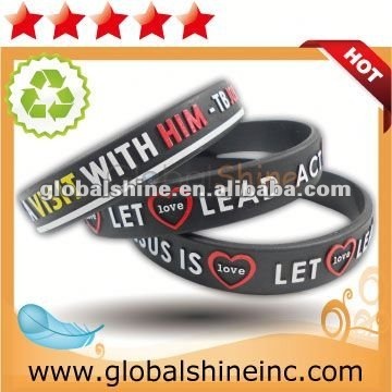 hiphop silicone bracelet