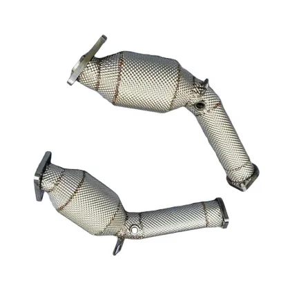 Stainless Steel Downpipe with Catalyst for Infiniti G37 - Boost Momentum and Sound