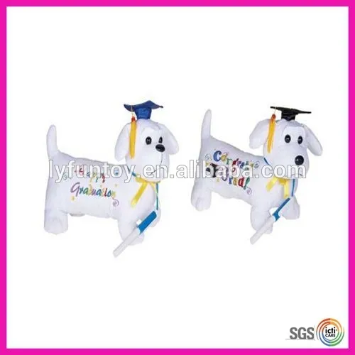 graduation gift plush graduation dog toys