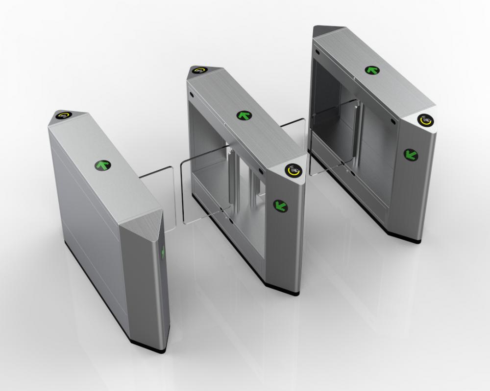 Pedestrian Swing Gate Access Control Electric Turnstile