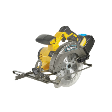 Budget-Friendly Cordless Circular Saw with Large Blade and Guide Rail