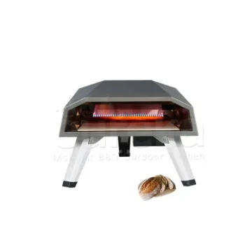 Commercial Portable Pizza Oven Gas 12 Inch with Pizza Stone