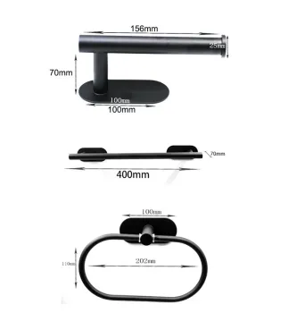 Wall-Mounted Self-Adhesive Hotel Paper Towel Holder: A Stylish Addition to Your Bathroom Accessories Set