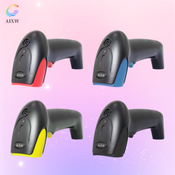 AIXW Wireless 1D Handheld Barcode Scanner สำหรับ Express Courier Logistics