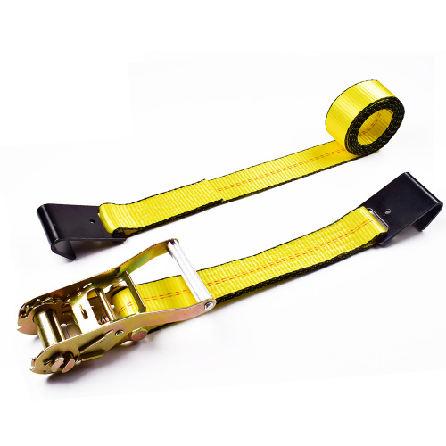 2" 5T 50mm Middle Aluminum Handle Ratchet Buckle Straps Tensioner With 2 Inch Flat Hooks