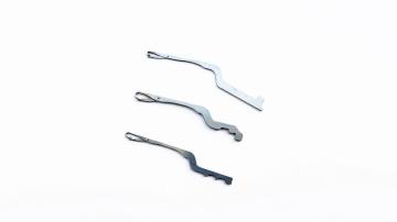 latch needle for warp knitting machine