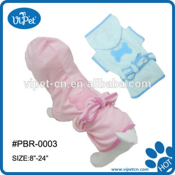 Dog Bathrobe cute Paw pattern apparel