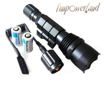 factory wholesale Cree Q5 hunting torch with weaver mount